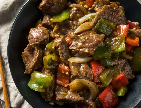 stir-fry-beef-with-pepper